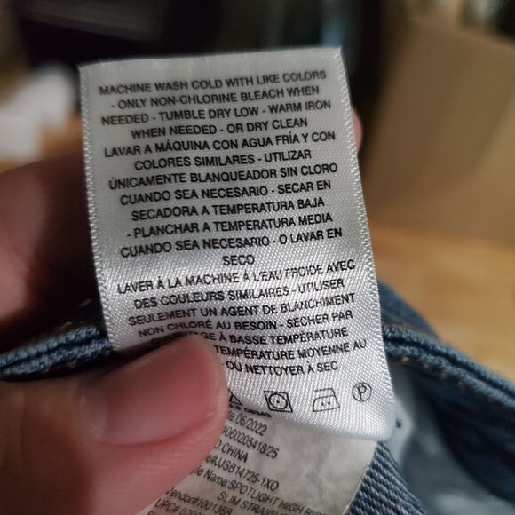 Jessica Simpson Jeans Womens 29 Blue Spotlight High Rise Slim Straight - Picture 5 of 13